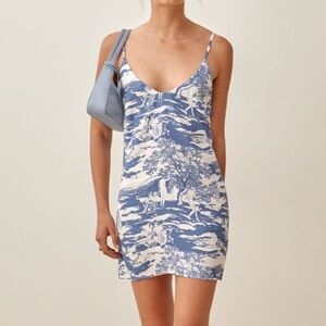 Reformation Ventura Mini Dress in Toscana XS